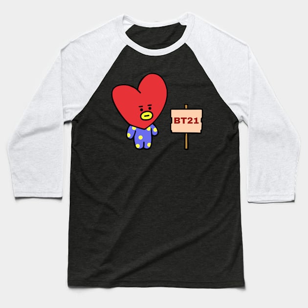 Tata Baseball T-Shirt by berparkdesign